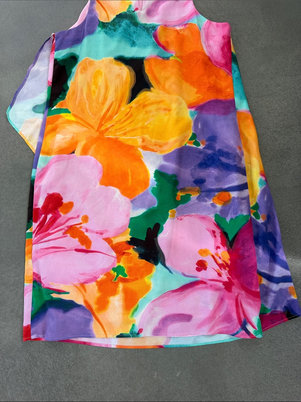 Ralph Lauren Pink Multi Floral Sleeveless Midi Dress - Picture 5 of 5